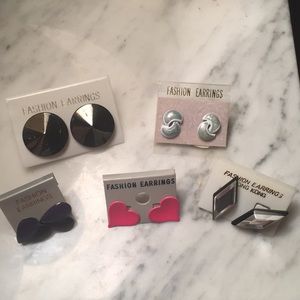 {Vintage} lot of Earrings #5 pairs